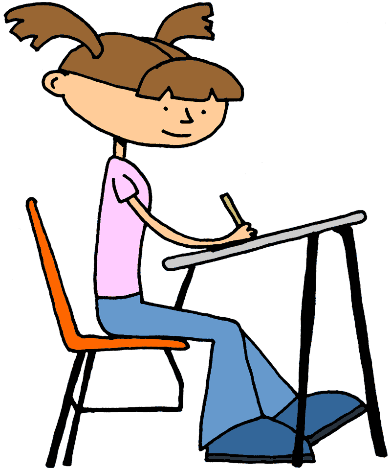 clipart of worker at desk - photo #16